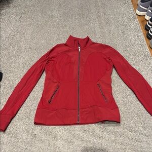 Lululemon Athletica Burgundy  Fitted Zip-Up